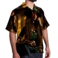thumbnail image 2 of Saint Patrick's Day Men's Short Sleeve Spread Collar Beach Shirts Casual Printed Button Down Unisex Summer Tops, 2 of 6