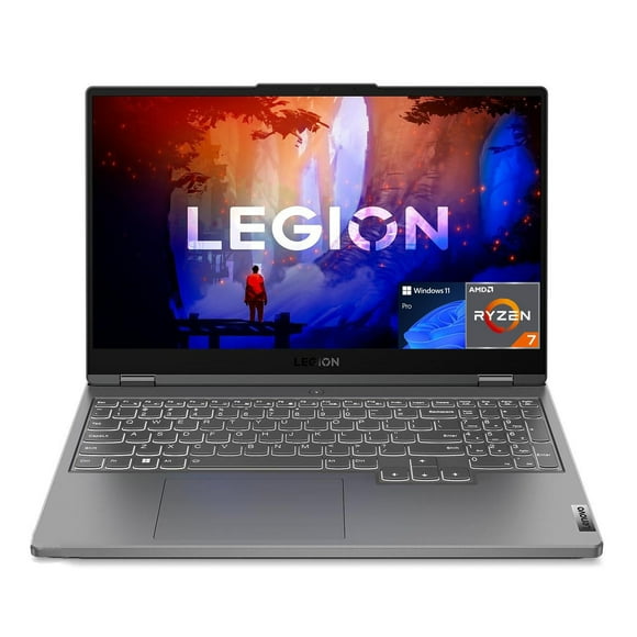 Lenovo Legion 5 Gaming Laptop, 15.6" WQHD IPS, AMD Ryzen 7 7735H Up to 4.75GHz, GeForce RTX 4060, 16GB DDR5, 1TB NVMe SSD, Backlit Keyboard, Webcam, Wi-Fi 6, RJ-45, Type-C, US Version KB, Win 11 Pro