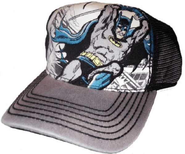 One size fits most Men's Batman Embroidered Scrub Hat 