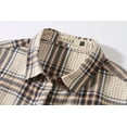 thumbnail image 3 of SSLR Flannel Shirts for Women Long Sleeve Button Down Shirts Plaid Lightweight Casual, 3 of 8