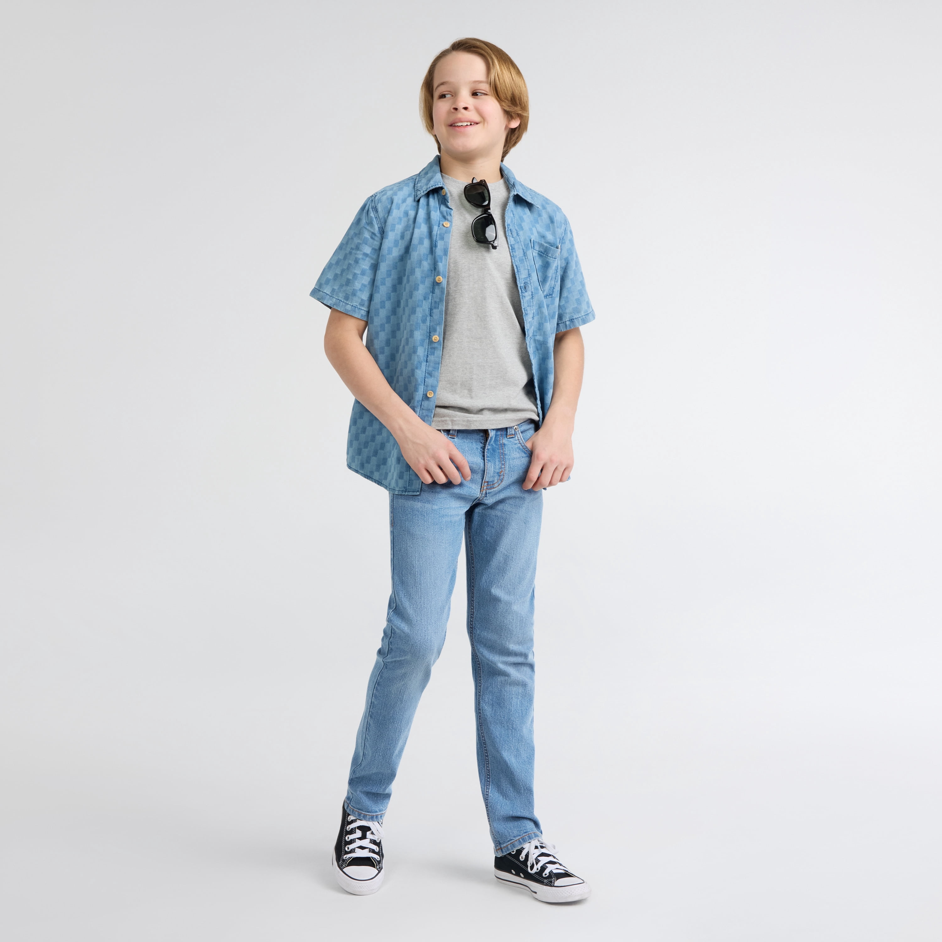 Levi Strauss Signature Boys Slim Fit Jean, Size 4-18