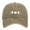 Khaki, variant on Washed Baseball Cap With Moon Embroidery Classic Unstructured Low Profile Dad Hat For Daily Use Soft Stylish Basic Visors