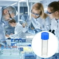 thumbnail image 6 of 5mL Plastic Test Tubes, 150 Pack Frozen Container Storage Blue Screw Cap, Clear, 6 of 6