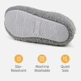thumbnail image 5 of Women's Indoor Slippers Women Men's Plush Slippers Bedroom House Shoes with Memory Foam Curl for Indoor and Outdoor (Size 9/10), 5 of 6