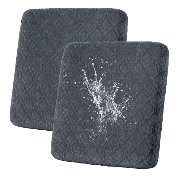 Outdoor Waterproof Cushion Covers,Stretch Patio Cushion Covers Replacement Sofa Washable Cushion Slipcover