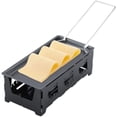 thumbnail image 1 of Jinsinto Mini Raclette Set, Portable Non-Stick Cheese Raclette Rotaster Compact Stove Baking Tray Set Kitchen Home Grilling Tool, 1 of 5