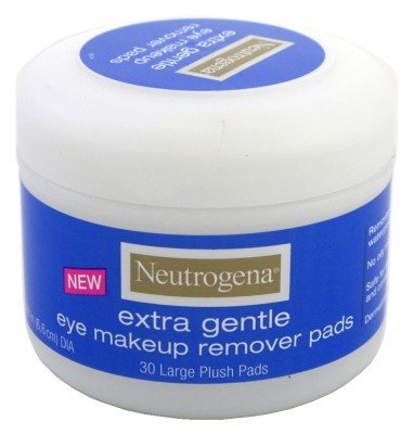 Neutrogena Extra Gentle Eye Makeup Remover Pads 30'S Jar (3 Pack 