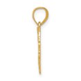 thumbnail image 2 of Collier Pendentif Cœur Fleur en Or Jaune 14k Amour, 2 of 7