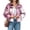 Multicolor YDL5, variant on Zeagoo Shacket Women Cropped Flannel Plaid Button Down Jacket Houndstooth Casual Fall Fashion Coats