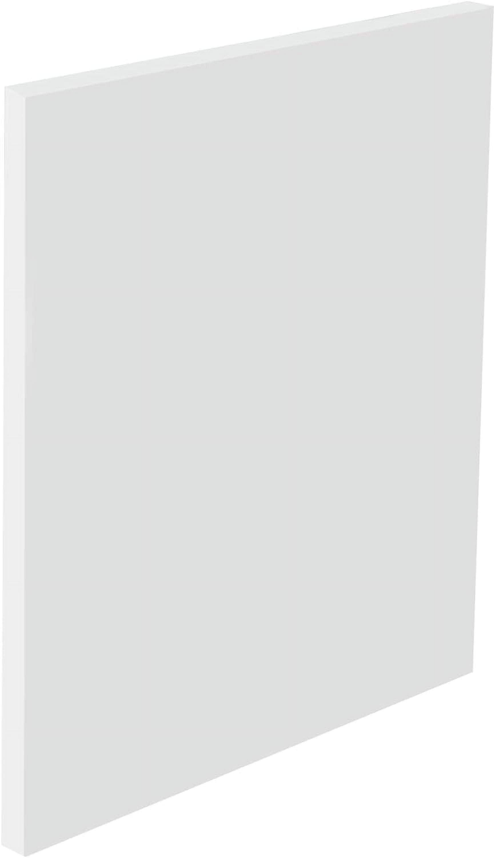 White Plastic Board Sheet 11.8x8inch Durable Waterproof Cutting Board Mat Ideal for Signage Displays and Craft Projects 1cm Thickness