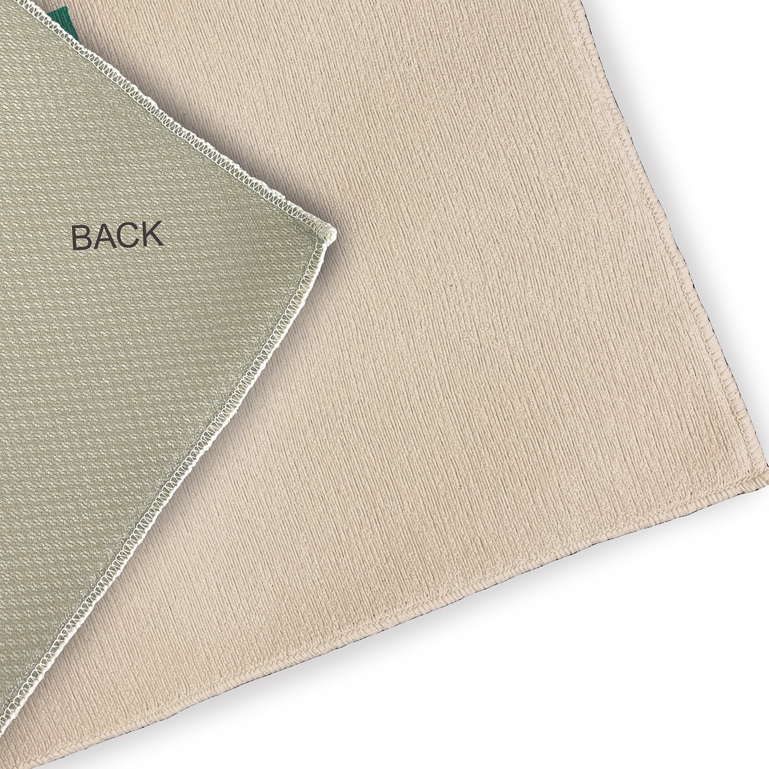 4' x 6' Simply Daisy Gone Fishing Beach Style Chenille Area Rug, Kelly Green
