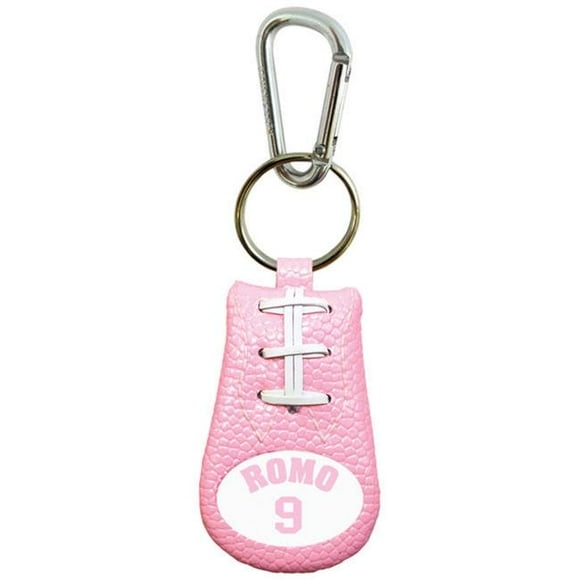 Dallas Cowboys Pink Jersey Tony Romo Design Keychain