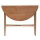 thumbnail image 1 of Mesa de comedor redonda con dos hojas abatibles Hannah, roble claro Winsome Trading Inc 34942, 1 of 2