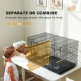 thumbnail image 4 of PawHut 18" H Bird Cage, Parakeet Cages for Budgie, Lovebird, Canary, 4 of 10