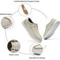 thumbnail image 4 of AiEles Men's Slip On Loafers | Arch Support Insole | Men's Shoes | Comfortable Light-Weight Mens Casual Loafers, 4 of 6