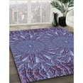 thumbnail image 2 of Ahgly Company Indoor Rectangle Patterned Crocus Purple Area Rugs, 2' x 5', 2 of 6