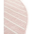 thumbnail image 5 of Unique Loom Outdoor Modern Collection Area Rug - Tambor (3' 3" Round Pink/Ivory), 5 of 6