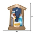 thumbnail image 4 of 6.5' Gemmy Airblown Inflatable Christmas Nativity Scene w/ Stable Yard Decoration 111735, 4 of 6
