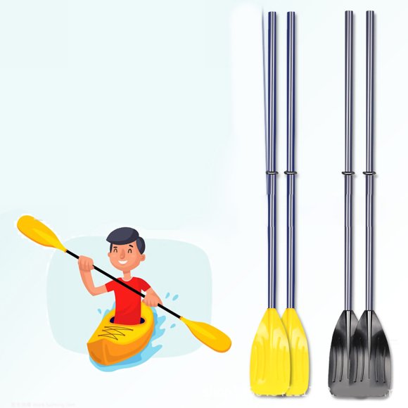 Kayak Paddle,1 Pair Kayak Paddle PVC Kayak Paddle Kayak Accessories Striking Appearance