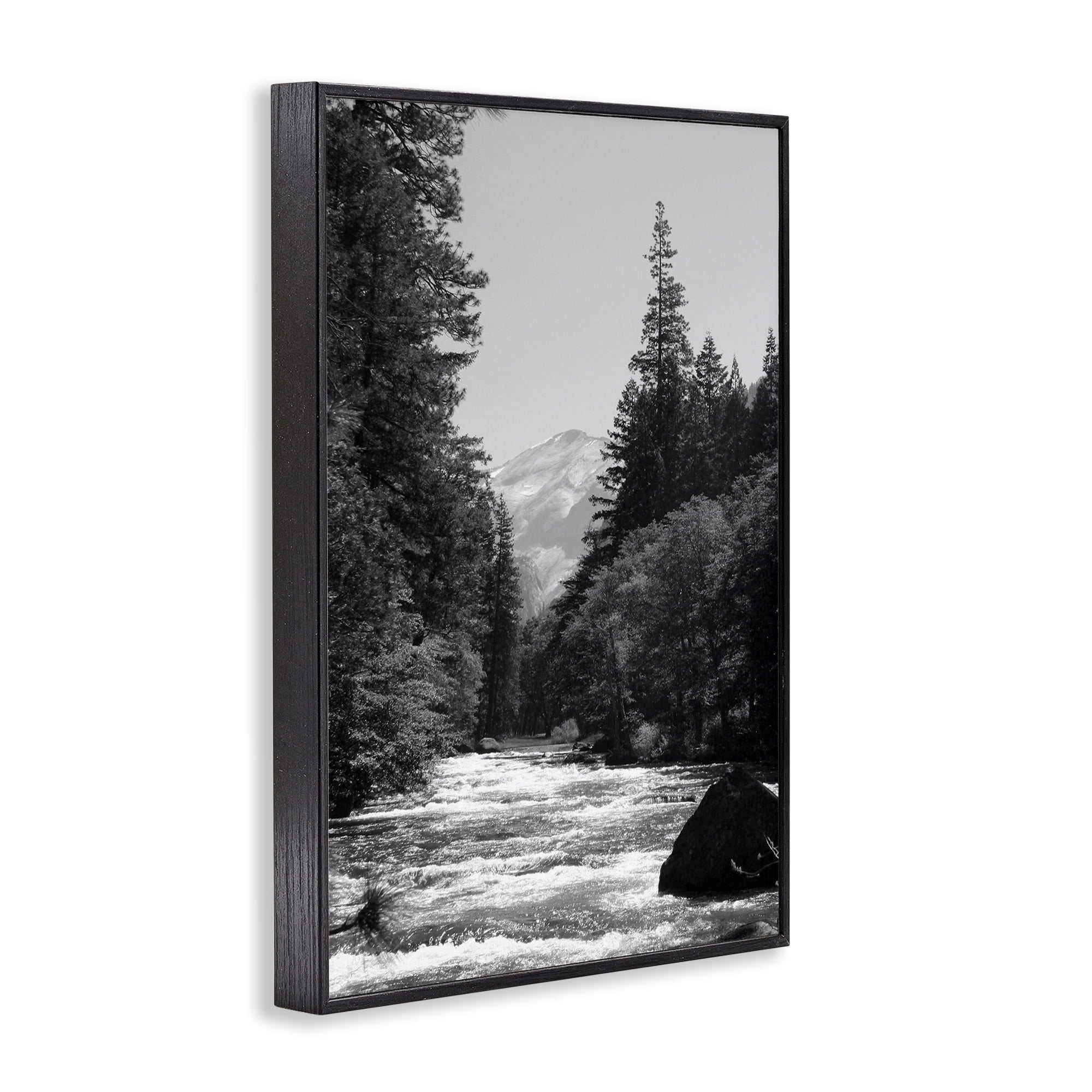 Stupell Industries Merced River Flow Black Framed Giclee Art, design by Kim Curinga