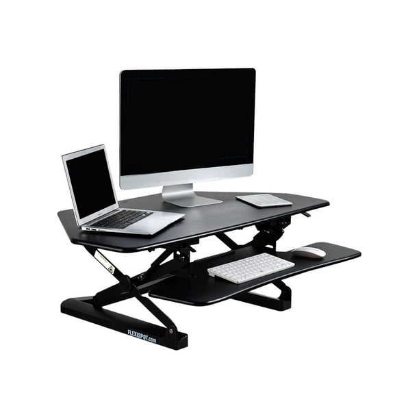FlexiSpot M4B Standing desk converter corner black