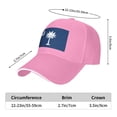 thumbnail image 2 of South Carolina Palmetto Trees Unisex Adult Baseball Caps Adjustable Sandwich Cap Casquette Hats Dad Hat Cap, 2 of 5