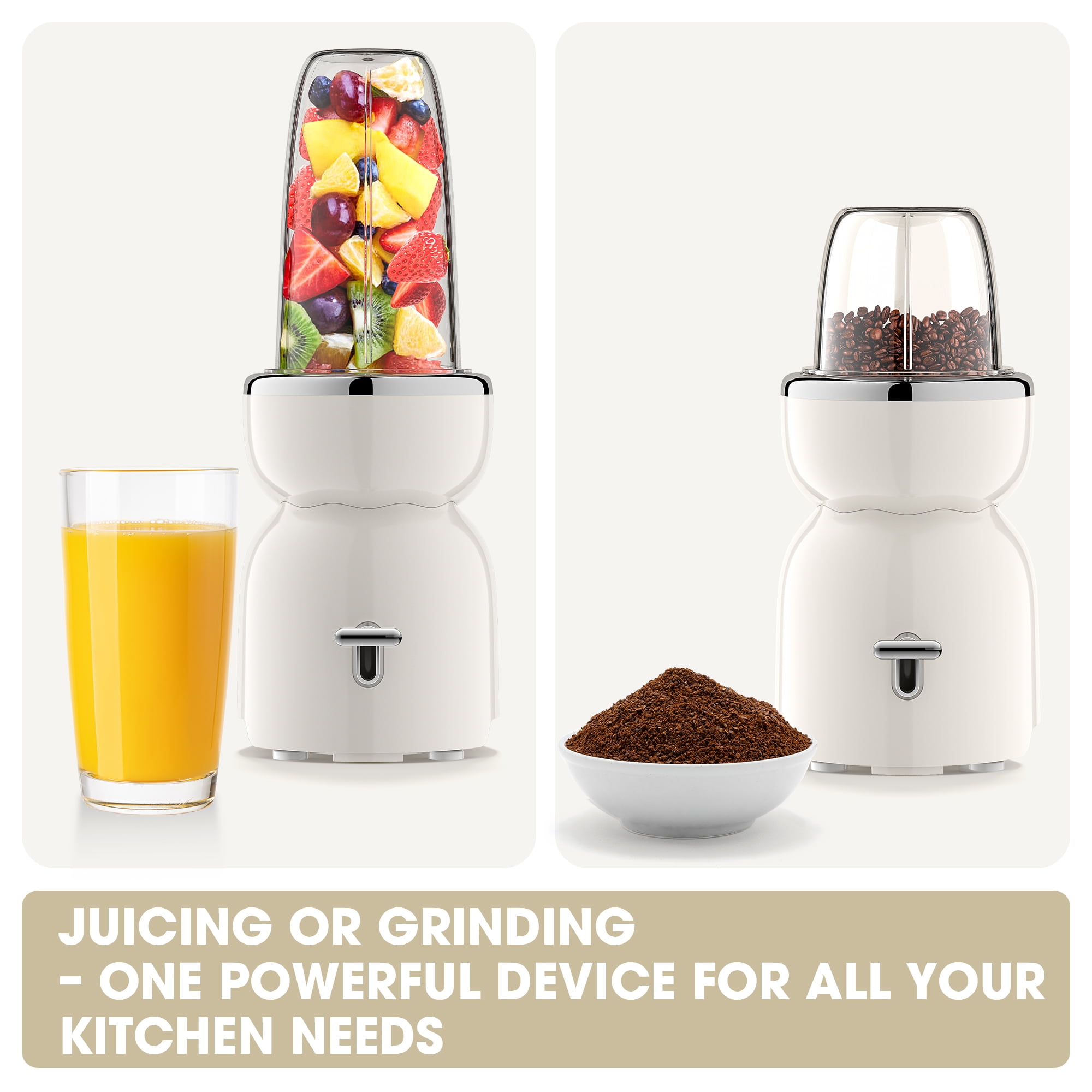 SUGIFT 400W Multipurpose Blender for Smoothies, Personal Blenders with 14oz No-BPA Portable Bottle, for Kitchen, Cream