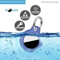 thumbnail image 3 of Funda protectora para AirTag Hard Skin con llavero Azul PC, 3 of 6