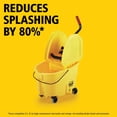 thumbnail image 2 of Rubbermaid Commercial Products WaveBrake 35-Quart Down Press Bucket and Wringer, Yellow, 2 of 6