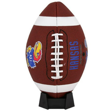 Kansas Jayhawks Full-Size Game Time Football (Best College Team Football)