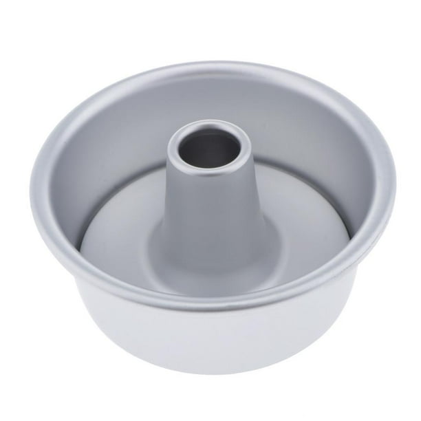 Molde redondo de gasa para pastel, molde para pastel de chimenea con base extraíble, molde para hornear DIY 4 pulgadas