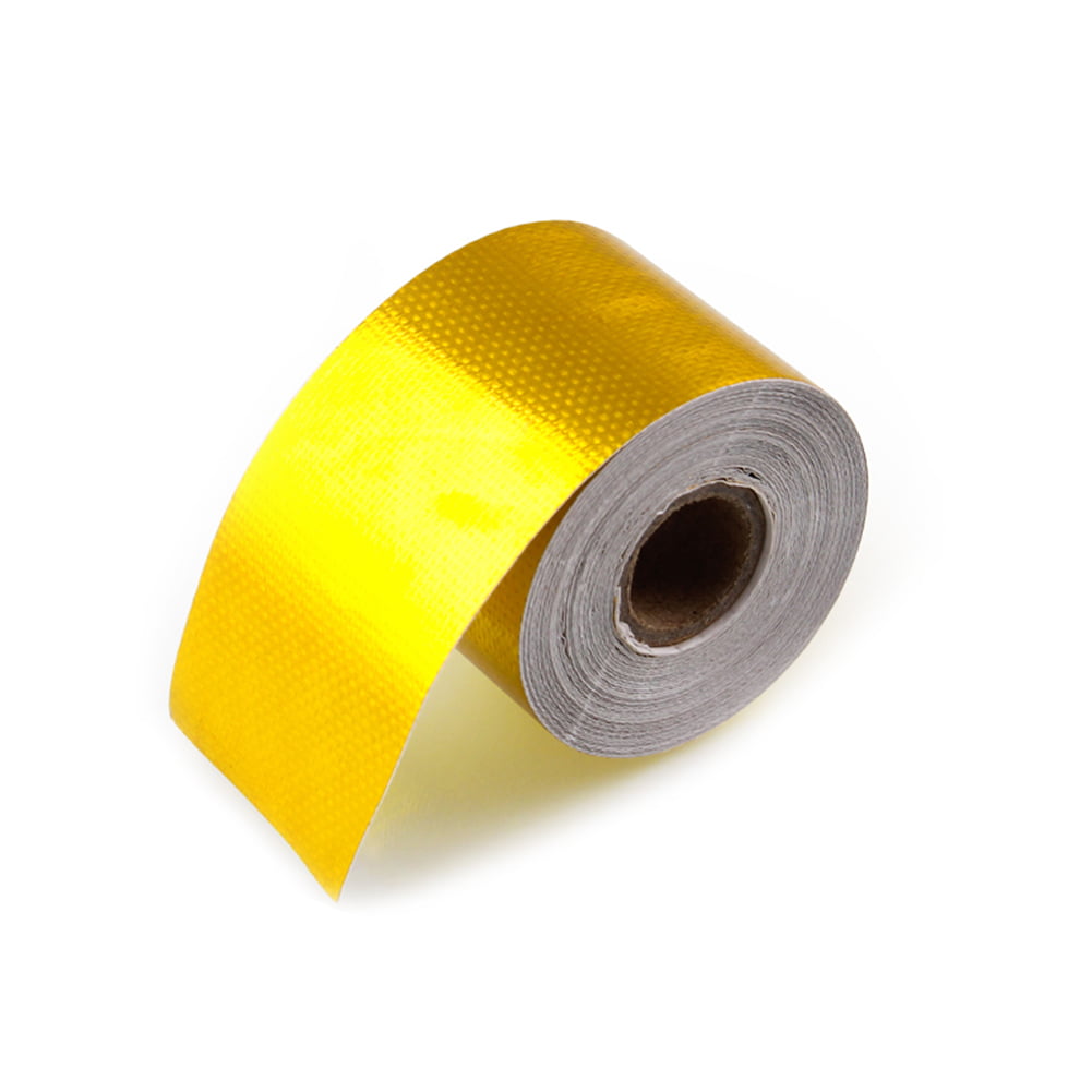 Car Exhaust Intake Insulation Shield Wrap Heat Barrier Self Adhesive Gold  Tape