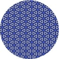 thumbnail image 1 of Ahgly Tapis Rond Lavable en Machine Intérieur Transitionnel Bleu Ciel, 3 Pieds Rond, 1 of 7