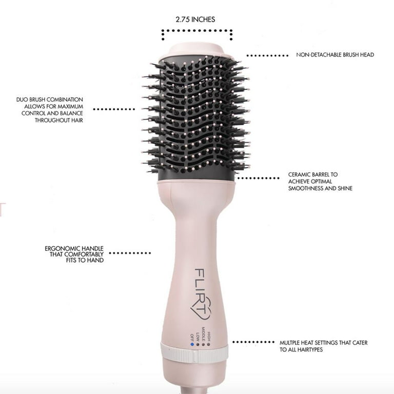 Hair Dryer Brush - Tease by Flirt - Flirt Hair