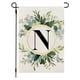 thumbnail image 1 of Letter A-Z Floral Garden Flag 12x18 Inch Double Sided Outside, Family Last Name Initial Yard Outdoor Decoration 1 Pcs, 1 of 8