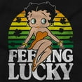 thumbnail image 2 of Betty Boop Saint Paddys Feeling Lucky Women Plus Size Zipper Hoodie Brisco Brands 2X, 2 of 5