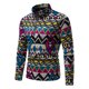 thumbnail image 4 of Suéter de Cuello Alto Para Hombres Slim Fit Estilo Étnico Suéter de Cuello Alto Informal Con Media Cremallera Odeerbi ODB-4, 4 of 9