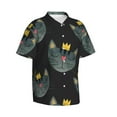 thumbnail image 2 of Haiem Faces Of The Cat Printed Hawaiian Shirt for Men - Men’s Casual Beach Summer Shirts - Stretch Fabric with Modern Fit-3X-Large, 2 of 9