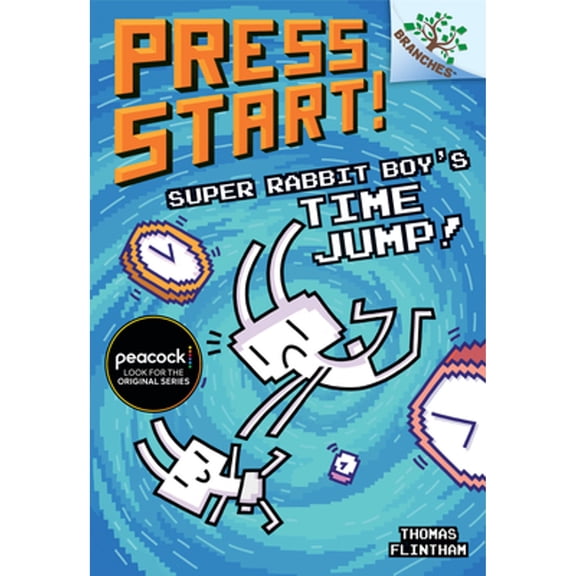 Pre-Owned Super Rabbit Boy's Time Jump!: A Branches Book (Press Start! #9): Volume 8 (Hardcover) 1338568973 9781338568974