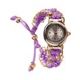thumbnail image 2 of Reloj de para mujer, de joyería de reloj informal, reloj de de moda para mujer cuerda diamante Día de San , púrpura Fernando Reloj de cuarzo, 2 of 4