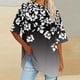 thumbnail image 2 of Camiseta Corta con Cuello Redondo Y Gota Del Hombro para las Mujeres, 2 of 4