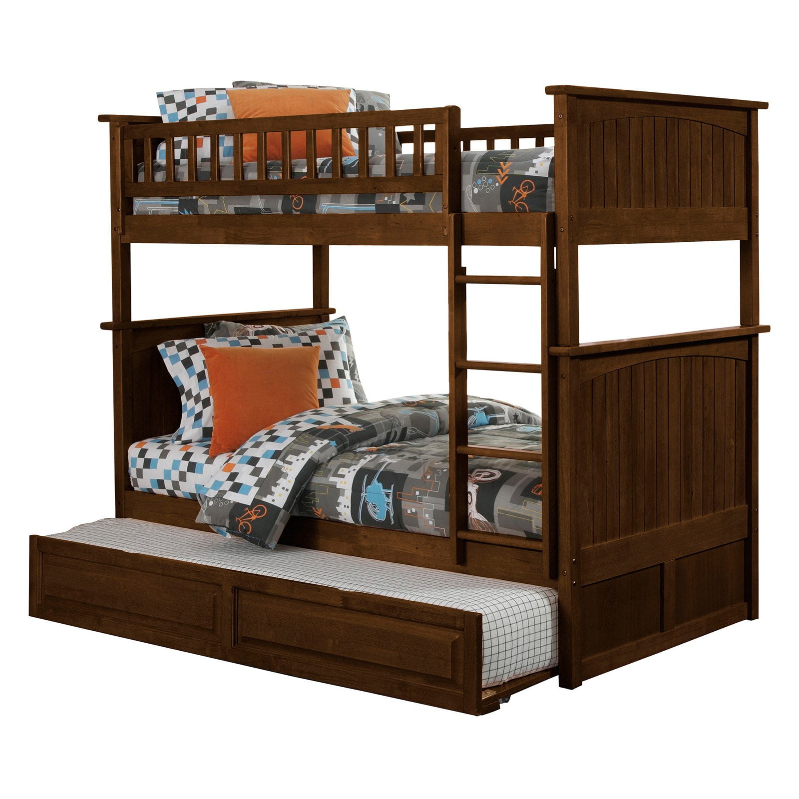 Nantucket Bunk Bed Twin over Twin with Flat Panel