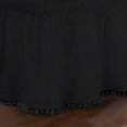 thumbnail image 2 of Adjustable Pom Pom Fringe Bed Skirt by Easy Fit, 2 of 4