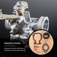 thumbnail image 4 of Carburetor Repair Kit with FLOAT 4-15 PS for Johnson Evinrude 398453 Repair, 4 of 5