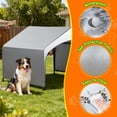 thumbnail image 4 of Refugio con Sombrilla para Perros Nidouillet 122x122x100 cm Impermeable para Exterior, 4 of 8