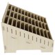 thumbnail image 3 of Desk Cell Phone Holder Storage Box For Office Use With Smooth And Mellow Design In Beige 1Set, 3 of 5