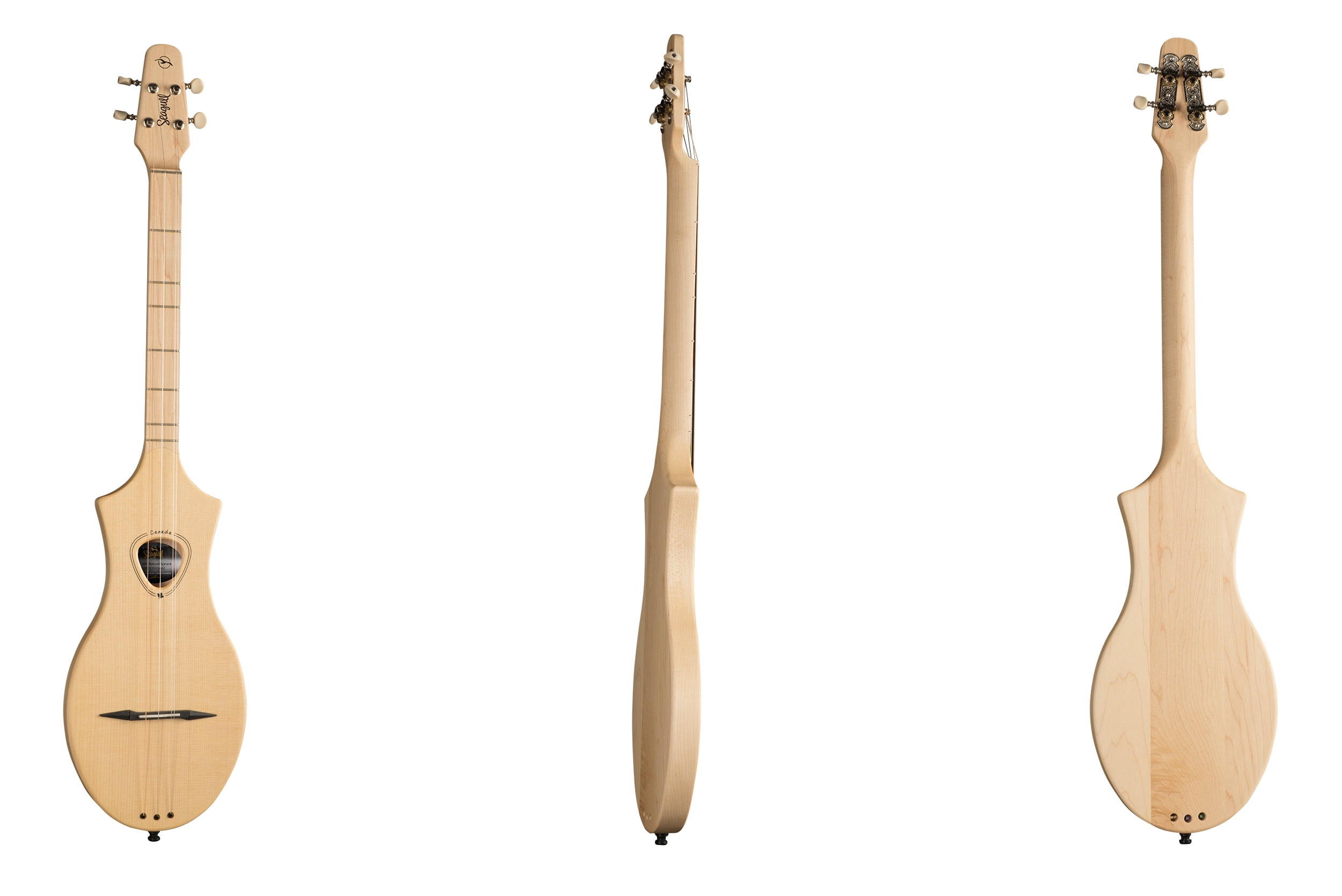 Seagull 039227 Merlin Spruce SG Dulcimer 4String Diatonic Instrument