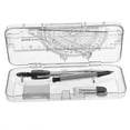 thumbnail image 5 of MLINS  Drawing Tool Metric Ruler Math Compasses Triangular Student, 5 of 8