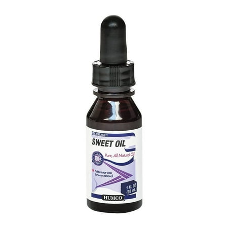 Humco Ear Drops Natural Sweet Oil with Dropper, 1 (Best Over The Counter Ear Drops For Clogged Ears)