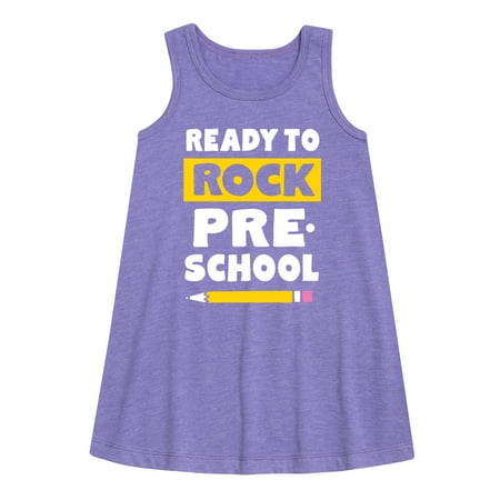 

Instant Message - Ready To Rock Preschool - Toddler and Youth Girls A-line Dress